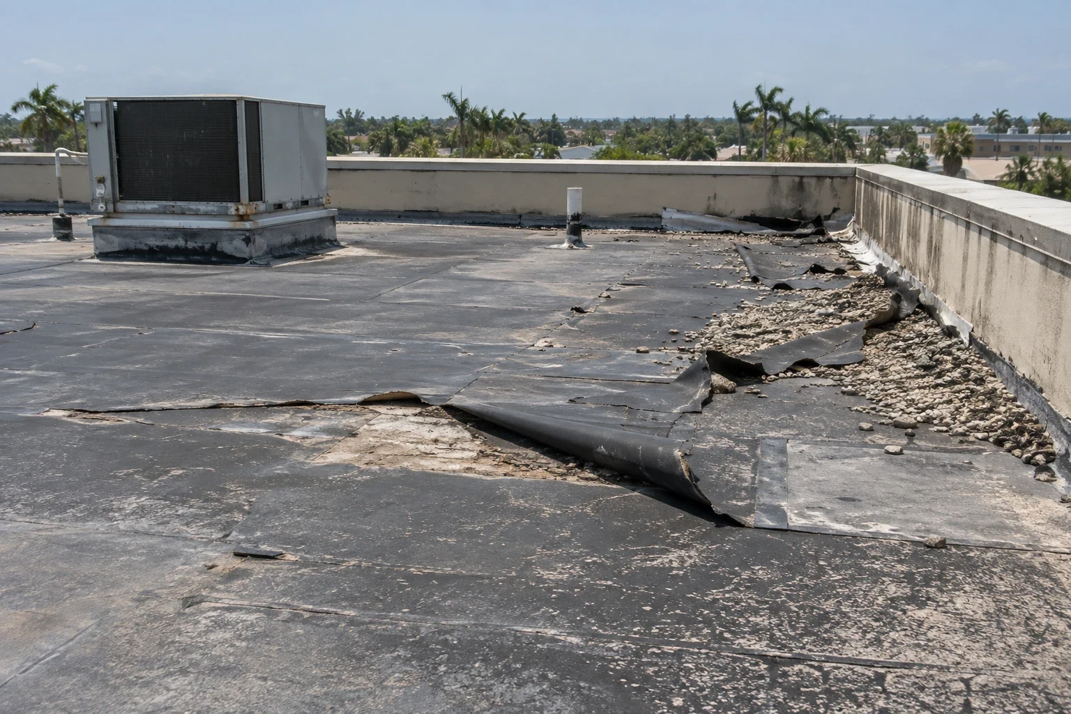 Hurricane Damage Roof Repair in Mission, TX