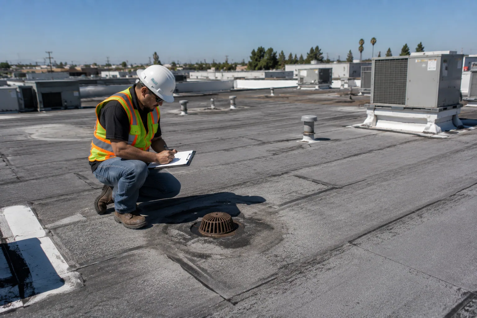 Commercial roof inspection | Commercial Roofing Mission